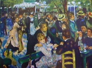 Pierre-Auguste Renoir: Il Bal au Moulin de la Galette, 1876 olio su tela cm 131 x 175, Museo d’Orsay Parigi.